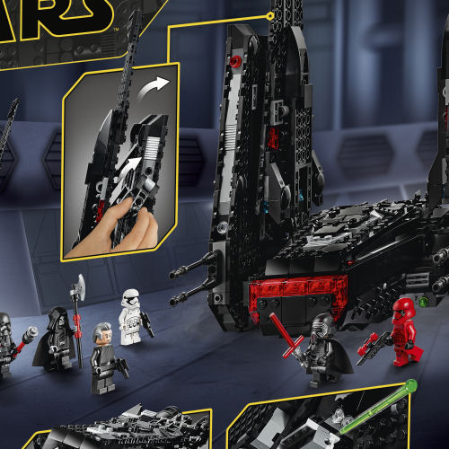 75256 Kylo Rens Shuttle box rear